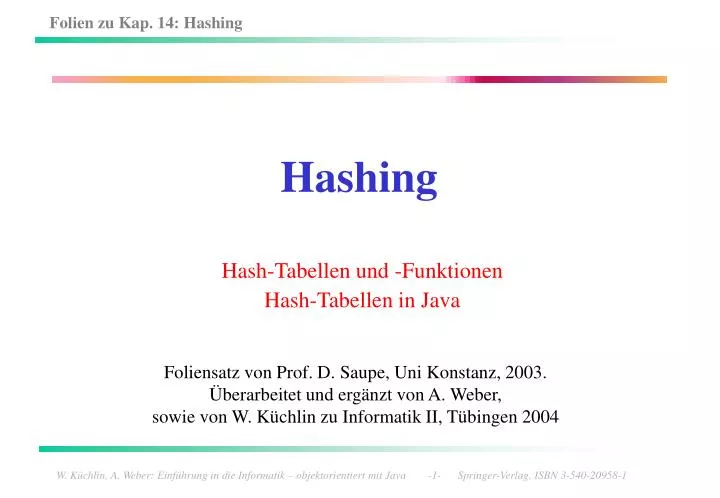 hashing