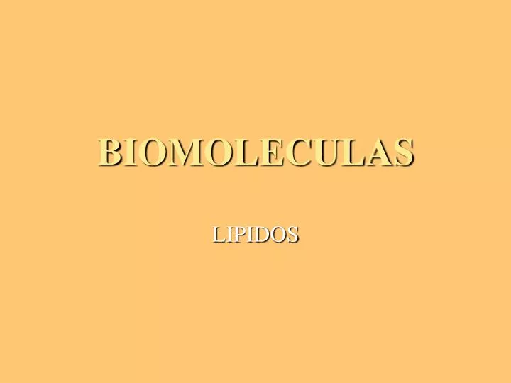 biomoleculas
