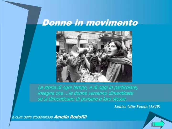 donne in movimento