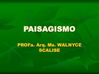 paisagismo