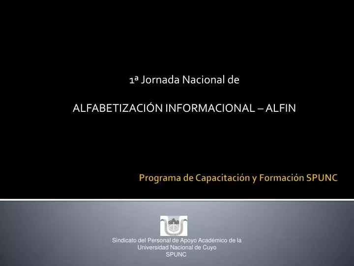 1 jornada nacional de alfabetizaci n informacional alfin