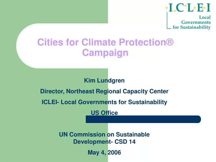 cities for climate protection campaign