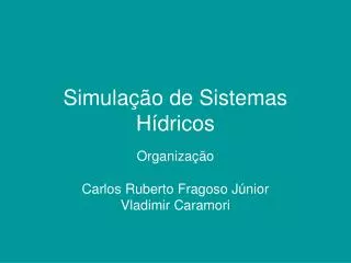 simula o de sistemas h dricos