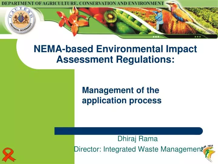 nema based environmental impact assessment regulations