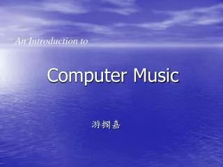 Computer Music