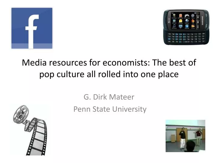 media resources for economists the best of pop culture all rolled into one place
