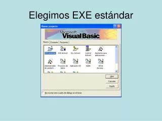 elegimos exe est ndar