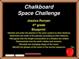 Chalkboard Space Challenge