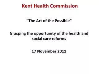 Kent Health Commission