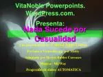 VitaNoble Powerpoints. WordPress.com. Presenta: - slide 1