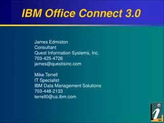 IBM Office Connect 3.0