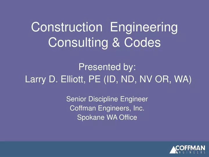 construction engineering consulting codes