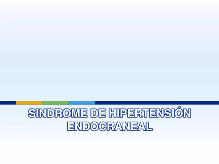sindrome de hipertensi n endocraneal
