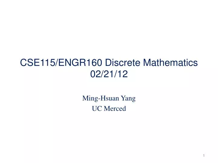 cse115 engr160 discrete mathematics 02 21 12