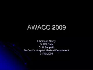 AWACC 2009