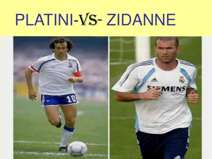 platini vs zidanne