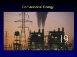 Conventional Energy - slide 1