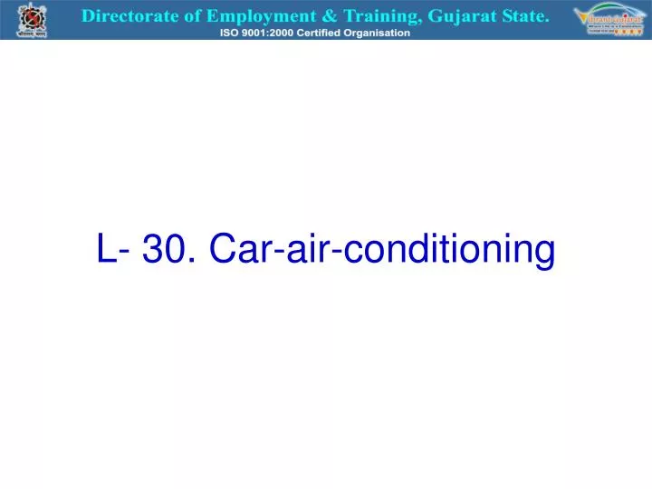 l 30 car air conditioning