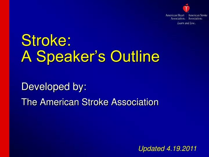 stroke a speaker s outline