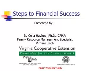 Steps to Financial Success