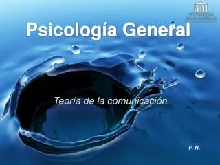 psicolog a general