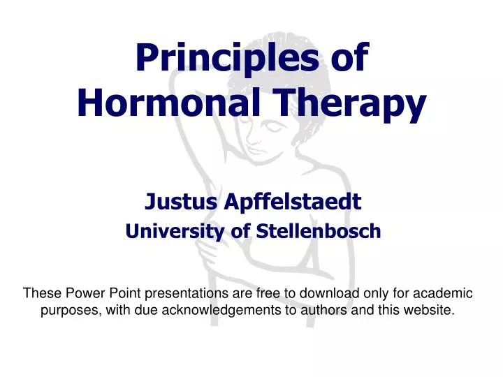 principles of hormonal therapy