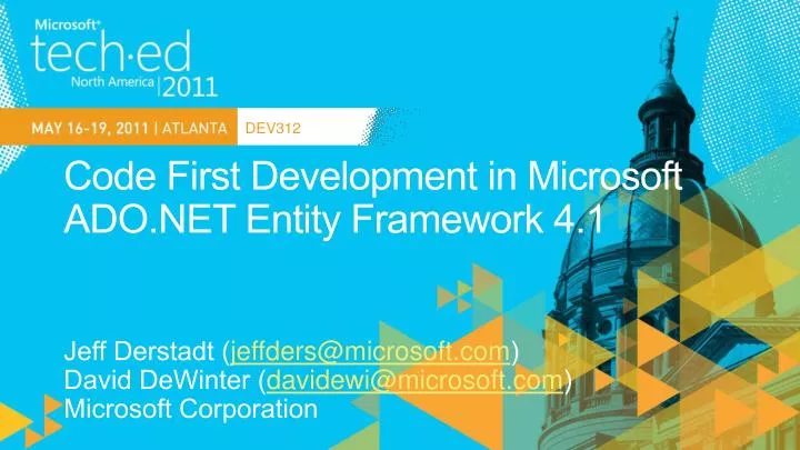 code first development in microsoft ado net entity framework 4 1