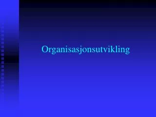 organisasjonsutvikling