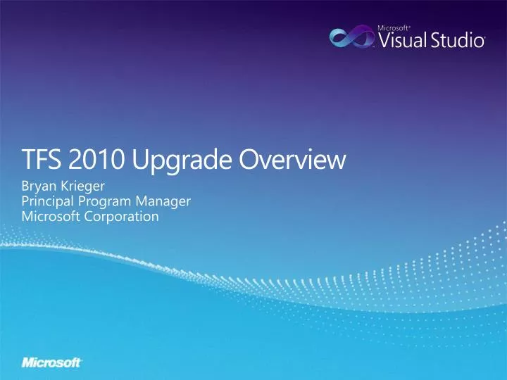 tfs 2010 upgrade overview