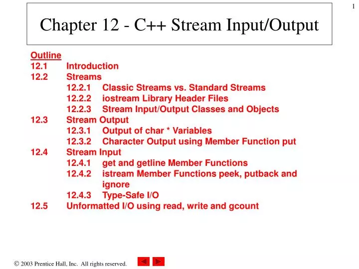 chapter 12 c stream input output