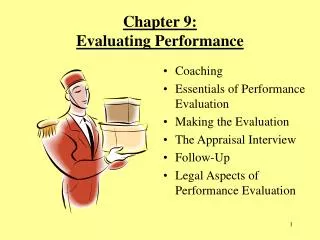 Chapter 9: Evaluating Performance