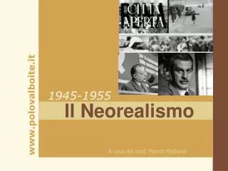 Il Neorealismo