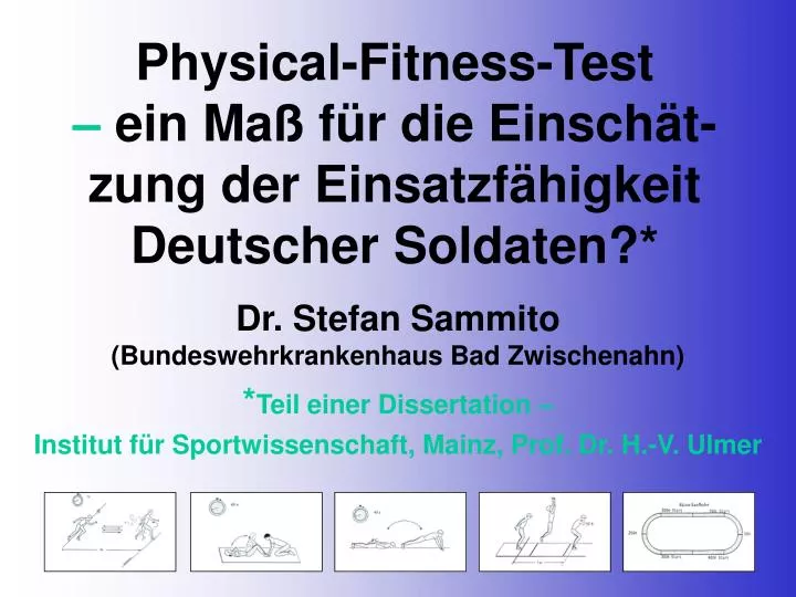 physical fitness test ein ma f r die einsch t zung der einsatzf higkeit deutscher soldaten