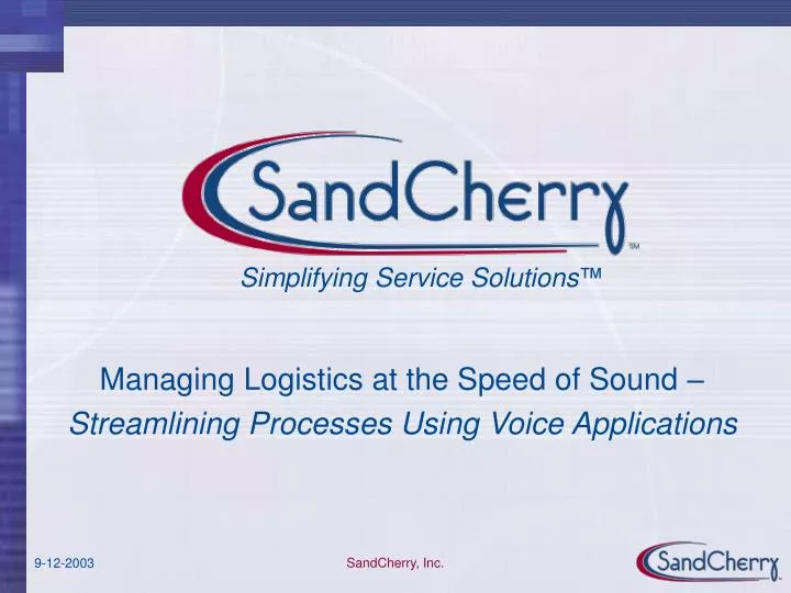 managing logistics at the speed of sound streamlining processes using voice applications