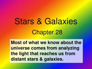 Stars &amp; Galaxies Chapter 28