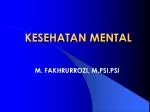 KESEHATAN MENTAL - slide 1