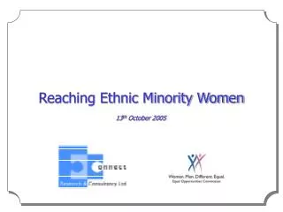 Reaching Ethnic Minority Women