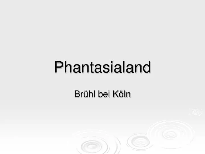 phantasialand