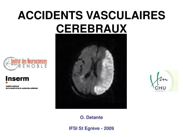 accidents vasculaires cerebraux