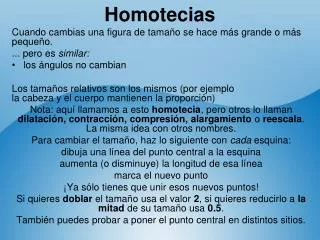homotecias