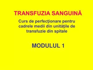 t ransfuzia sanguin