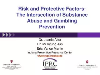 Risk and Protective Factors: The Intersection of Substance Abuse and Gambling Prevention