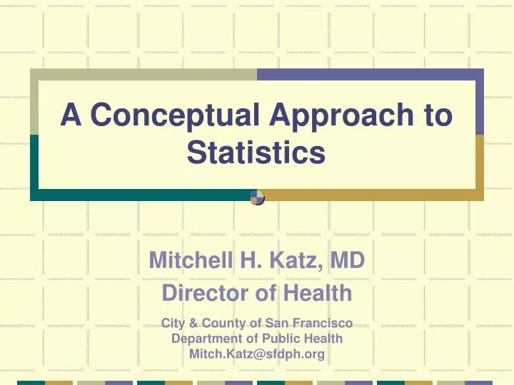 a conceptual approach to statistics