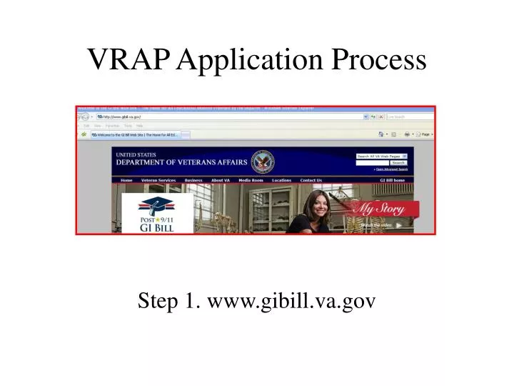 vrap application process