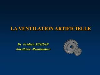 la ventilation artificielle