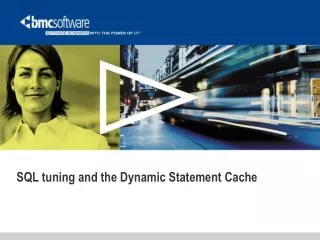 SQL tuning and the Dynamic Statement Cache