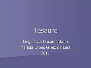 Tesauro