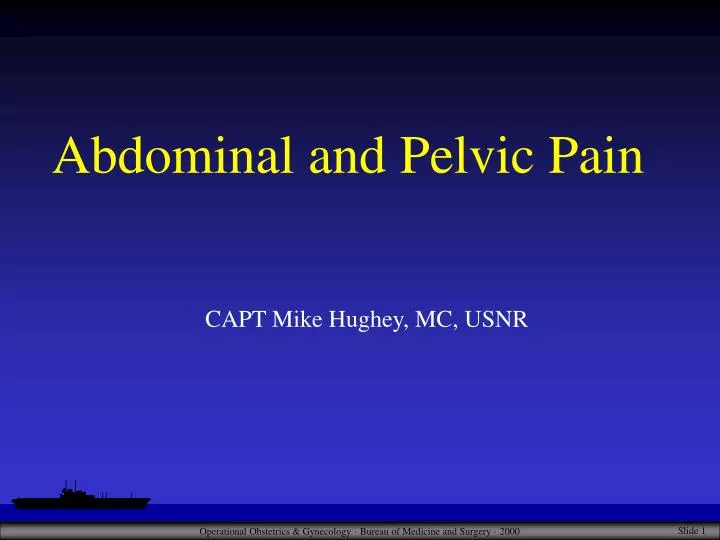 abdominal and pelvic pain