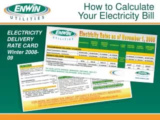 How to Calculate Your Electricity Bill