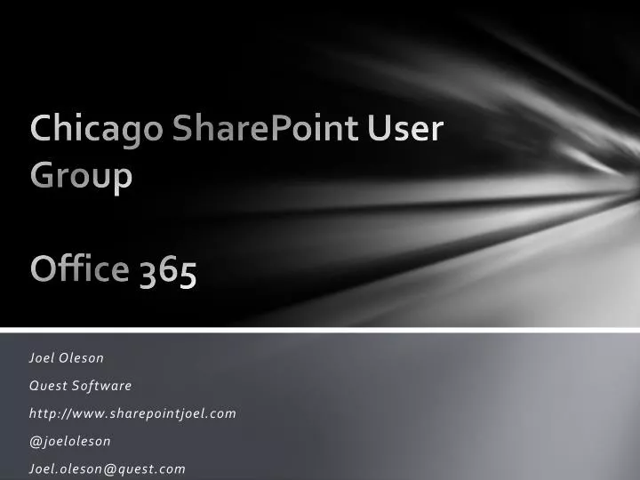 chicago sharepoint user group office 365